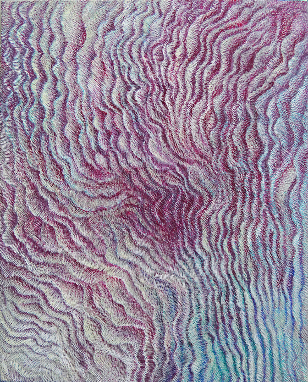 深宇宙の花 Flower of Deep Space 2026 27.3x22cm acrylic on canvas